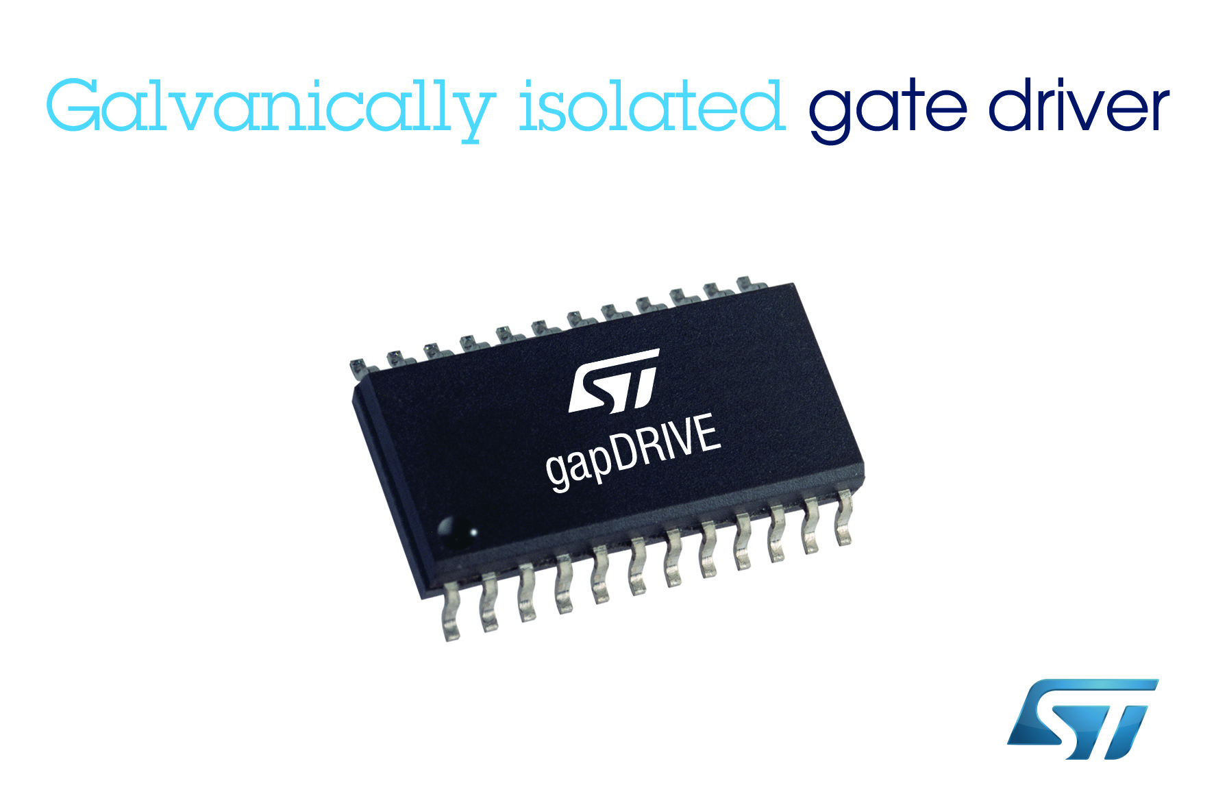 STMicro's gapDRIVE integrated gate drivers offer on-chip galvanic isolation